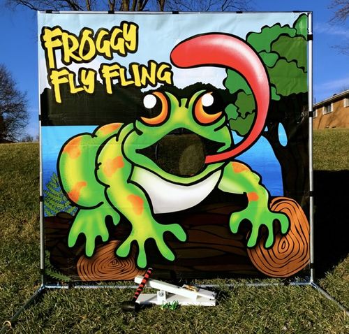 Froggy Fly Fling Carnival Frame Game Rental